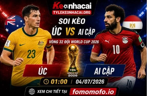 Soi Kèo Úc vs Ai Cập ngày 1/7